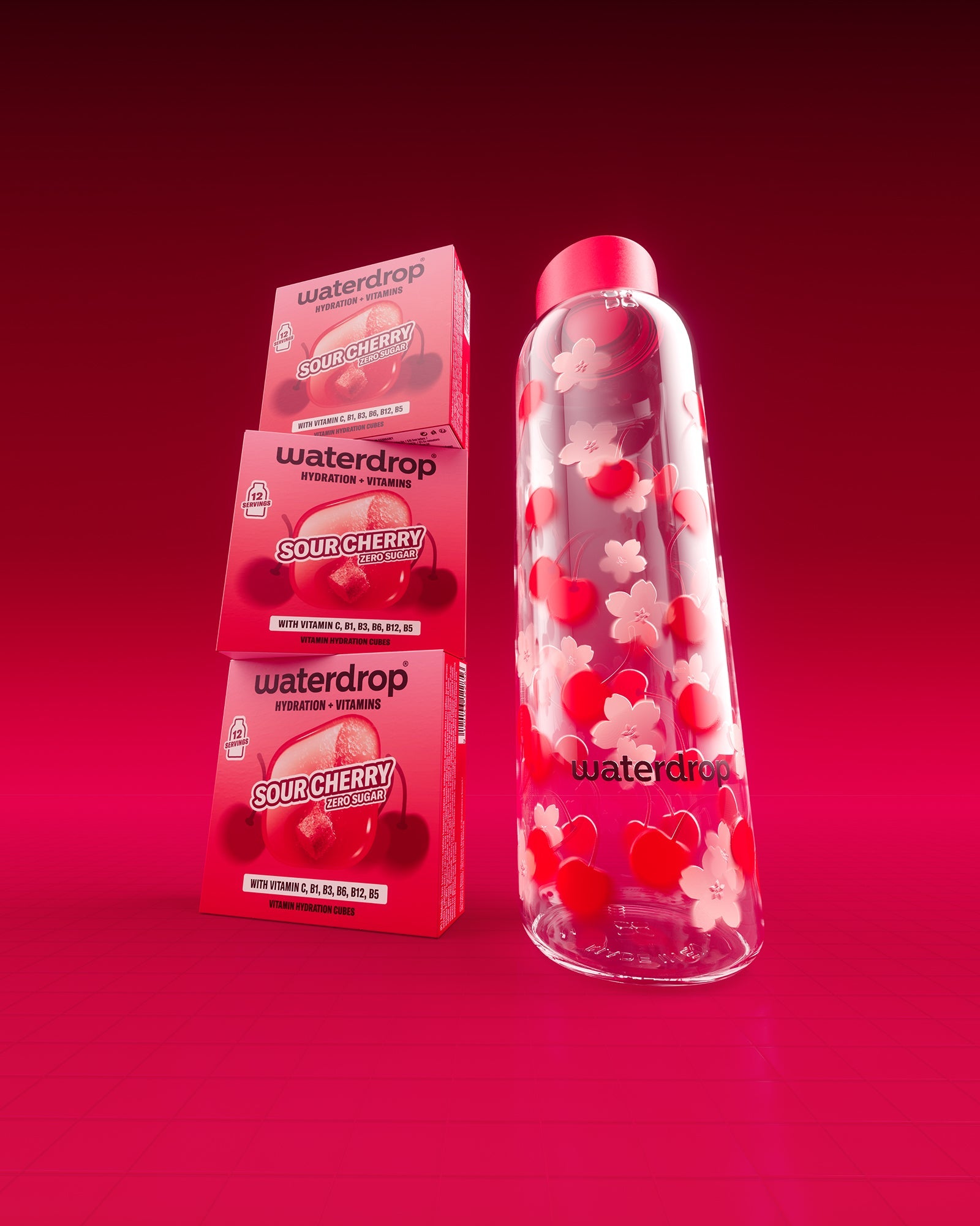 Sauerkirsche Accessoire Set