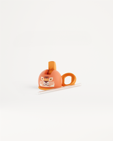 Toddler Straw Cap mit Cartoon-Tiger-Gesichtsspender.